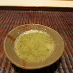 紀茂登 - 蟹味噌の出汁割スープ