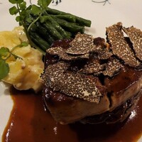 キノシタ - 八千代黒牛フィレ肉ロースト，フォアグラのソテー