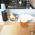 La Brianza - ちょっとしたお疲れ様会の気持ちだったので、ノンアルコールビールを追加オーダー。いつかワインもいただきたいな(^ー^)