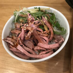 麺屋さくら - 刻み牛タンご飯(小)