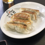 Aidukitakata ramen bannaiko boshi - 坂内満足定食1,380円の餃子