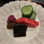 津の守坂 小柴 - 香の物