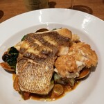 鉄板焼き Oribe - 天然鯛の鉄板焼き