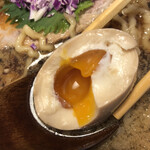 Sagamihara 欅 - 味玉。黄身がとろーり