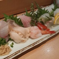鮨丸 - 刺身の図