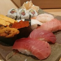 鮨丸 - にぎりの図