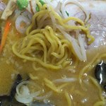 白樺山荘 - 麺のアップです。