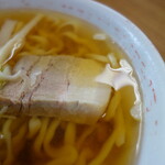 食堂なまえ - 極太手打ちラーメン（¥570税込み）