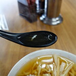 食堂なまえ - 極太手打ちラーメン（¥570税込み）