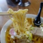 食堂なまえ - 極太手打ちラーメン（¥570税込み）