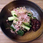 沖縄そば ぱいかじ - 島みそキュウリ