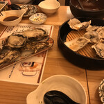 牡蠣と魚 - 