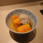 旬蕾 - なんとかかぼちゃとつくねの茶碗(20-02)