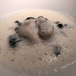 Rakyuiji-Nu Do Kawamura - 牡蠣自体の旨味も良いけど縮みほうれん草の甘味が凄い！！