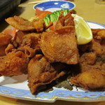 京お食事処 - アツアツのから揚げ