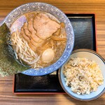 中華そば わだ屋 - 特製中華そばとチャーハン