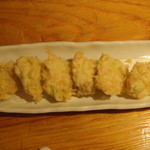 そば 三休 - 空豆海老しんじょう揚げ