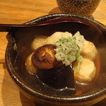 そば 三休 - 里芋の揚げだし