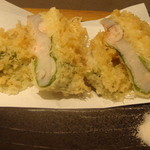 そば 三休 - 蓮根海老しんじょ