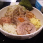 まるぶし　とんや - 高崎最強まぜそば(一応数量限定)