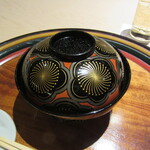 銀座うち山 - 水滴付きのお椀