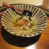 銀座うち山 - ホッキ貝の炙り＆新ワカメ
