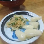 伊勢屋酒店 - らっきょうサービス。