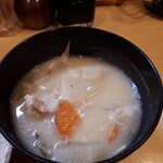 とんかつ燕楽 - 豚汁