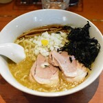 麺処ほん田 - 味噌背脂煮干し９００円＋黒バラ海苔１００円