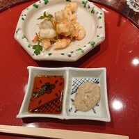 土肥亭 - シュリンプ（小海老）のタルタルソース