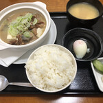 なかうらわ食堂 - モツ煮込み定食