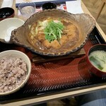 大戸屋 - チキン味噌かつ煮定食【2020.1】