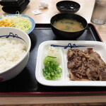 Matsuya - 牛焼肉定食 600円