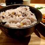 Kafe Ando Dainingu Ouka - 雑穀米大盛