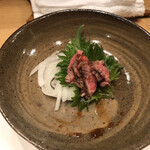 よし田 - 牛肉のたたき