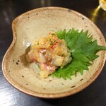 大衆酒場マルタカ - 鮮魚のなめろう¥380