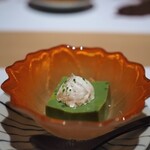 Sushi Miyakawa - 甘味：抹茶プリン