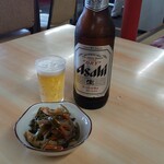 Toku ichi - お通し (無料)     瓶ビール  580円
