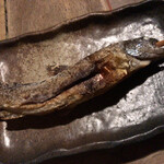 鶴の湯別館 山の宿 - 岩魚たて山椒塩焼き
