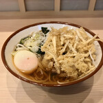 そばの神田 東一屋 - アサソバビンボー！　
      朝そば＋ごぼうかき揚げ！