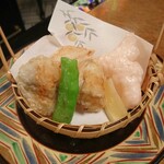 長野 甲羅本店 - ふぐ唐揚げ