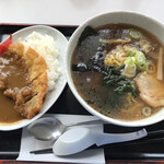 ファミリーレストラン ライラック - カツカレー＆ラーメンセット＠830円