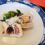 日本料理 錦茶房 - 長崎産イトヨリと浅利の松前酒蒸し
