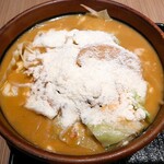 麺場 田所商店 - 野菜カレーらーめん チーズトッピング