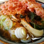 きらく - かきあげ天うどん　７００円