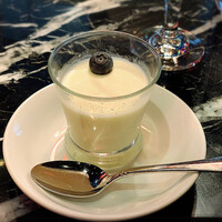 過門香 KITTE丸の内店 - ランチセットのデザート（杏仁豆腐）