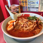 山岡家 宇都宮鶴田店 - ウルトラ激辛ラーメン(980円)