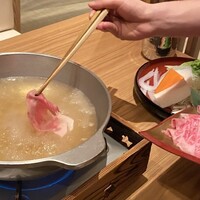 しゃぶしゃぶ　すき鍋　おもき 銀座店 - 