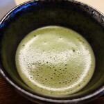 お休み処 清め茶屋 - 抹茶・きよめ餅 500円