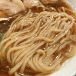 麺創 なな家 - ・参州マタギそば(猪ジビエ醤油ラーメン) 950円
      ・肉マシ 450円
